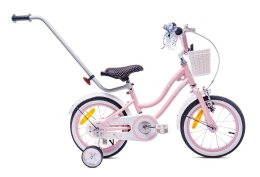 Rowerek dla dziewczynki 14 cali Heart bike - różowy