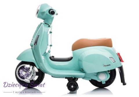 Skuter na Akumulator Vespa GTS 300 Mini Turkusowy