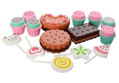 Kasa Fiskalna + Stragan Słodkości Candy shop 35 elementów