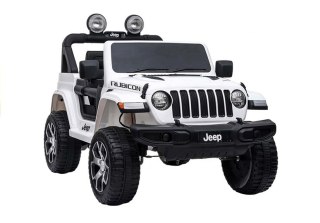 Auto na Akumulator Jeep Rubicon 4x4 Biały