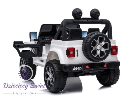 Auto na Akumulator Jeep Rubicon 4x4 Biały