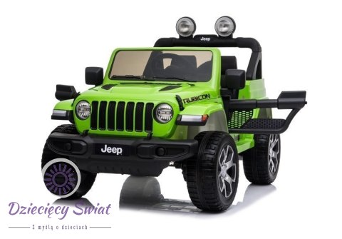 Auto na Akumulator Jeep Rubicon 4x4 Zielony