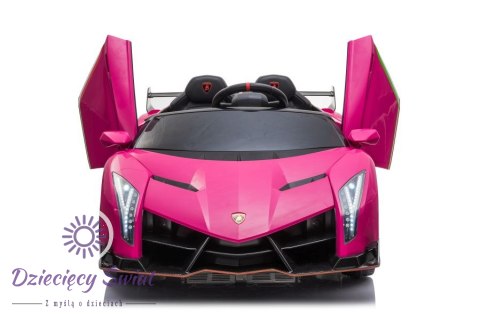 Auto na akumulator Lamborghini Veneno Różowy