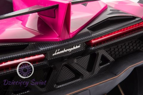 Auto na akumulator Lamborghini Veneno Różowy