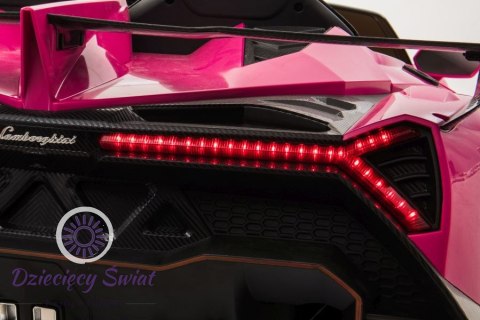 Auto na akumulator Lamborghini Veneno Różowy