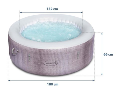 Dmuchane SPA Jacuzzi z masażem i podgrzewaczem wody 4 osobowe Bestway 60003