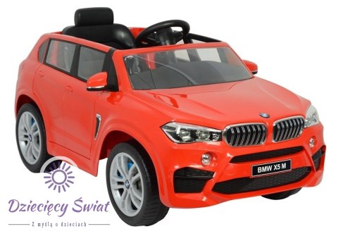 Auto na akumulator BMW X5 M Czerwone