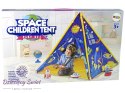 Namiot dla Dzieci Efekty Świetlne Kosmos Rakiety Gwiazdy Niebieski