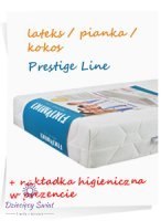 Lateks-Pianka-Kokos Prestige Line 140x70 FIKI MIKI Materac do łóżeczka