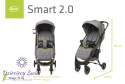 SMART 2.0 Light Grey 4 Baby wózek spacerowy idelany do miasta.