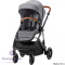 Stinder M Britax Romer Elephant Grey lekka spacerówka z dużymi kołami + gondola