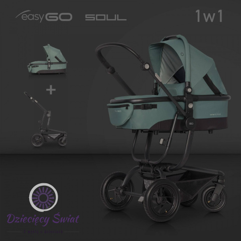 Wózek Spacerowy Soul 2021 easyGO Basalt | Nowoczesność i Styl