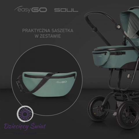 Wózek Spacerowy Soul 2021 easyGO Basalt | Nowoczesność i Styl