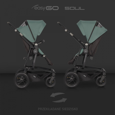 Soul 2021 easyGO Rose wersja spacerowa wózka wielofunkcyjnego