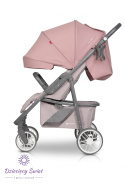 FLEX Euro-Cart Powder Pink komfortowy wózek spacerowy do 22kg