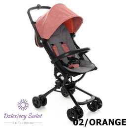 SPARROW Coto Baby Orange idelny wózek spacerowy w podróż