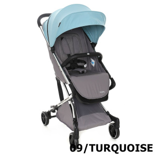 Tulipo Coto Baby Turquoise praktyczny miejski wózek spacerowy