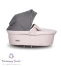 Basic Pastel 2w1 Riko kolor Powder Pink popularny wózek dziecięcy w pastelowej kolorystyce