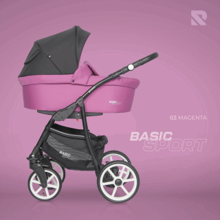 Basic Sport 2w1 Riko kolor Magneta wózek dziecięcy w sportowej kolorystyce