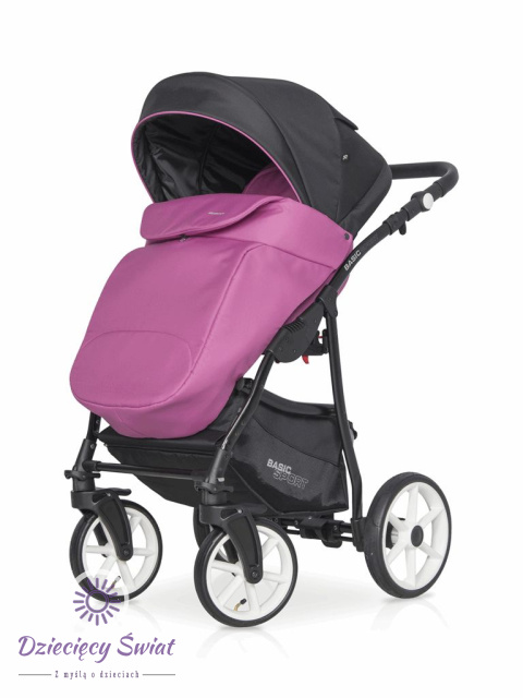 Wózek Dziecięcy Riko Basic Sport 2w1 Magneta – Komfort i Nowoczesny Design