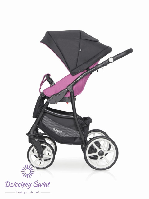 Wózek Dziecięcy Riko Basic Sport 2w1 Magneta – Komfort i Nowoczesny Design