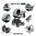 Brano Pro Riko kolor Lagoon wózek dziecięcy do 22 kg w wersji 2w1