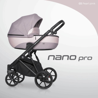 NANO PRO 2w1 RIKO kolor Pearl Pink wózek dziecięcy najnowszej kolekcji