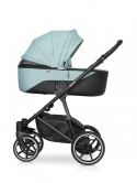 Riko Side 2w1 Mint – Nowoczesny Wózek Dziecięcy z Gondolą i Spacerówką