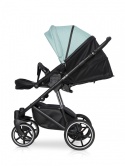 Riko Side 2w1 Mint – Nowoczesny Wózek Dziecięcy z Gondolą i Spacerówką