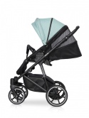 Riko Side 2w1 Mint – Nowoczesny Wózek Dziecięcy z Gondolą i Spacerówką