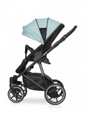 Riko Side 2w1 Mint – Nowoczesny Wózek Dziecięcy z Gondolą i Spacerówką
