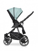 Riko Side 2w1 Mint – Nowoczesny Wózek Dziecięcy z Gondolą i Spacerówką