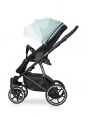 Riko Side 2w1 Mint – Nowoczesny Wózek Dziecięcy z Gondolą i Spacerówką