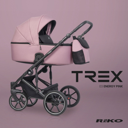 Trex 2w1 marki Riko kolor Energy Pink wózek wielofunkcyjny