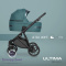 Ultima 2w1 Riko kolor Lagoon nowoczesny wózek dziecięcy