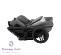 Lazzio 2w1 Kunert kolor Czarny Eco wózek dziecięcy z przestrzena gondolą