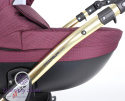 MILA PREMIUM 2w1 Kunert kolor Oliwka+czarny eko kostka praktyczny wózek dziecięcy