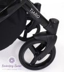 Tiaro 2w1 Kunert kolor Czarny+pepitko staranie zaprojektowany wózek dziecięcy