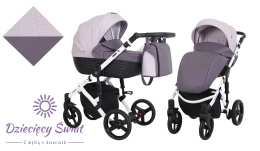 Tiaro 2w1 Kunert kolor Fiolet+wrzos staranie zaprojektowany wózek dziecięcy