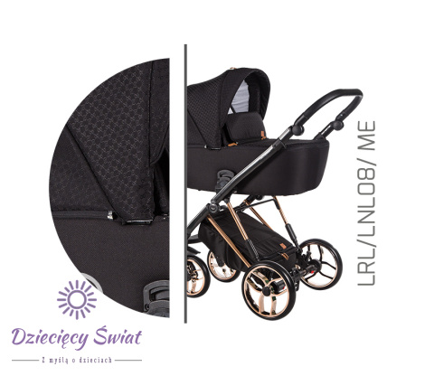 LA ROSA Limited 2w1 LNL08/ME Baby Merc wózek dziecięcy - głęboki w limitowanej edycji