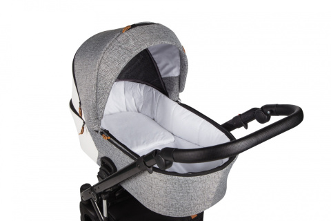 Wózek Baby Merc Mosca 2w1 MO03/B | Kompaktowy Wózek Wielofunkcyjny