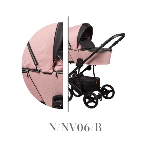 Wózek Baby Merc Novis 2w1 NV06/B | Funkcjonalność i Komfort w Nowoczesnym Stylu