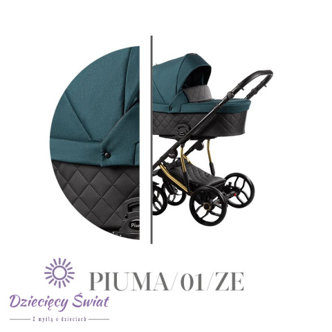 Piuma Limited 2w1 Baby Merc 01/ZE wielofunkcyjny bezpieczny wózek dziecięcy