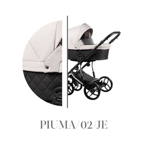 Piuma Limited 2w1 Baby Merc 02/ZE wielofunkcyjny bezpieczny wózek dziecięcy