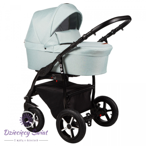 Wózek Baby Merc Q9 2w1 198 | Nowoczesny Wózek Głęboko-Spacerowy z Pompowanymi Kołami