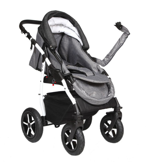 Wózek Baby Merc Q9 2w1 198 | Nowoczesny Wózek Głęboko-Spacerowy z Pompowanymi Kołami