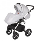 Baby Merc Zipy Q 2w1 ZQ/161 | Lekki Wózek Głęboko-Spacerowy z Pompowanymi Kołami