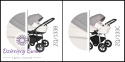 ZIPY Q 2w1 Baby Merc ZQ/133 wózek dziecięcy głęboki