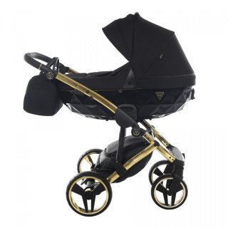 DIAMOND SLine V3 Junama 2w1 Black + Gold bestseller pośród wózków dziecięcych