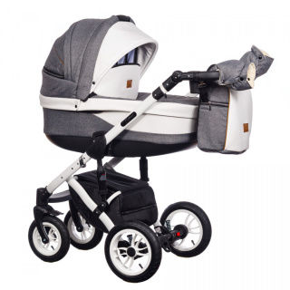 Euforia Comfort 2w1 Paradise Baby kolor 101 wózek dziecięcy głęboki przestrony